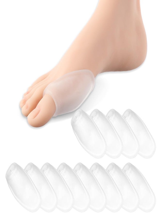 Kifmurase 12 Pcs Clear Gel Bunion Cushion Protector, Bunion Pads Gel Shield Cushion Corrector, Soft Toe-Bunion Relief Guards with Separator for Realigning Big Toe Relieve Pain in Big Toe Pain - Image 1